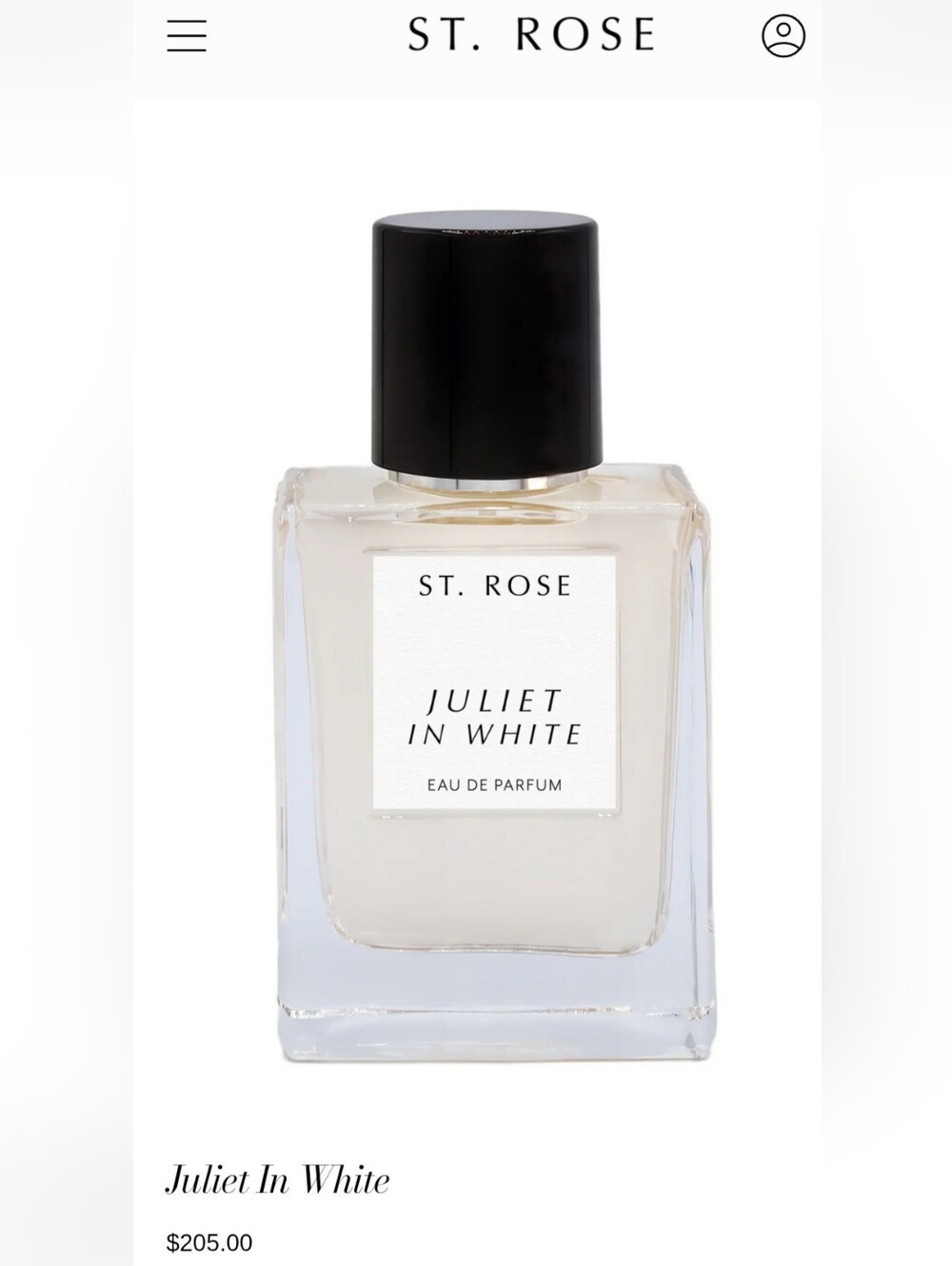 St. Rose Juliet In White FULL SIZE
